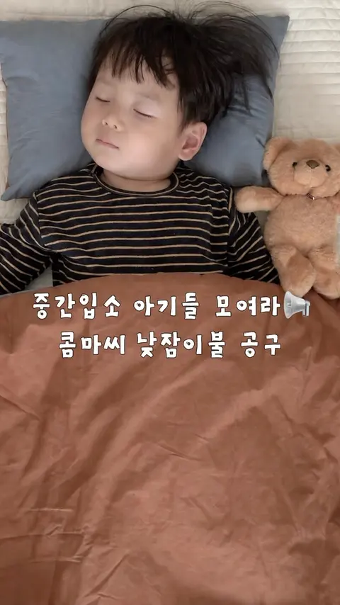 콤마씨 낮잠이불 공구