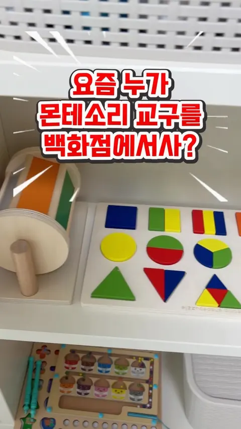 킨즈 몬테소리 교구 모음전 공구